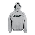GI Type Army Gray Hooded Pullover Sweatshirt (3XL)